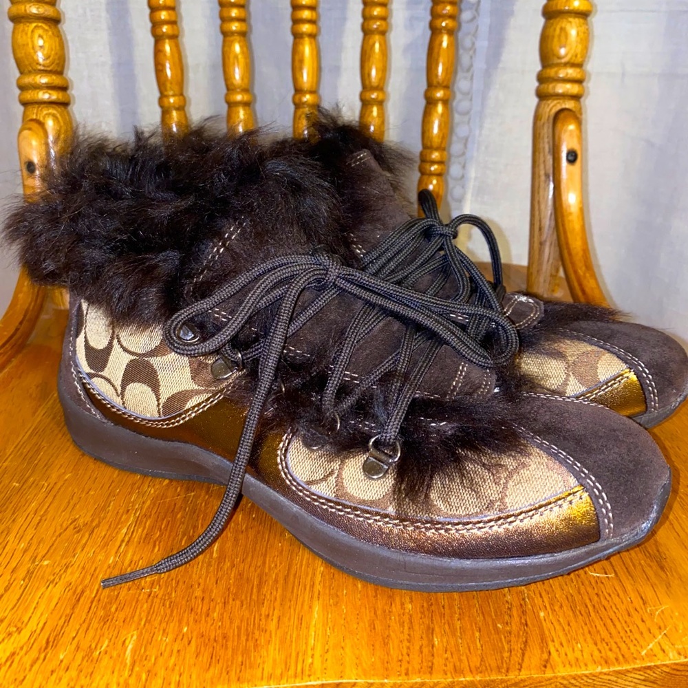 Coach Brown/Bronze Colette Sneakers